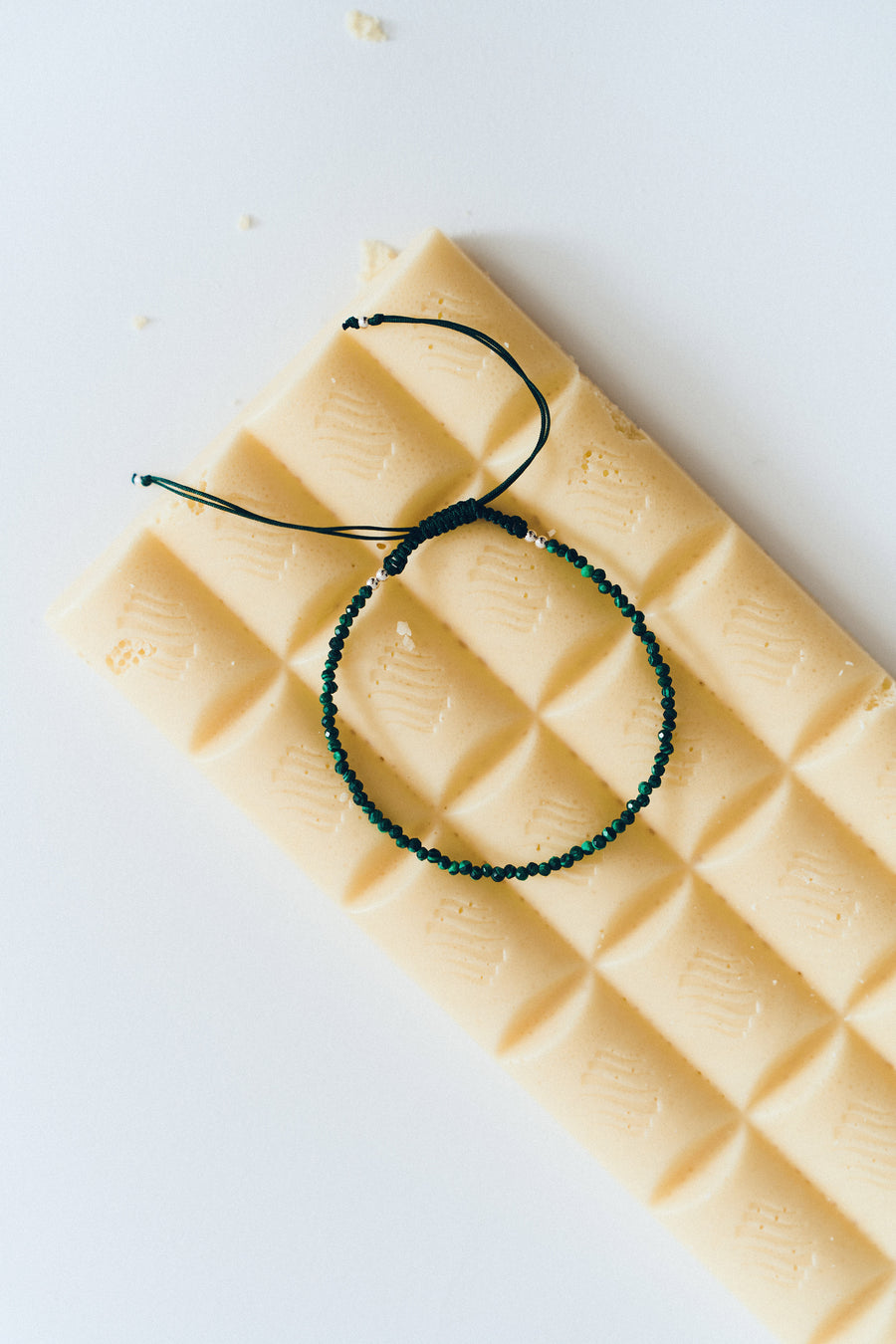 Malachite braided bracelet
