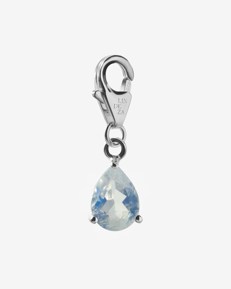 Charm en Argent et Pierre de Lune