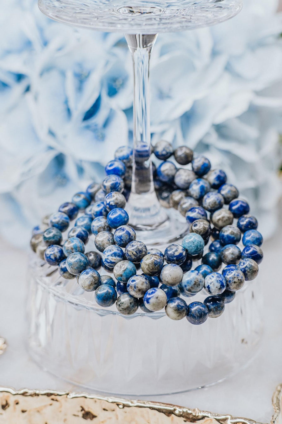 Lapis Lazuli beaded bracelet