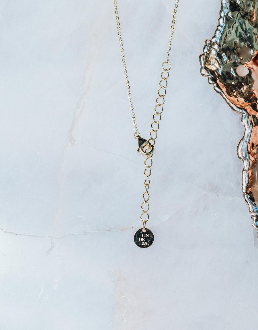 Collier carré en pierre de lune