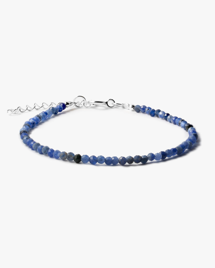 Sodalite faceted bracelet