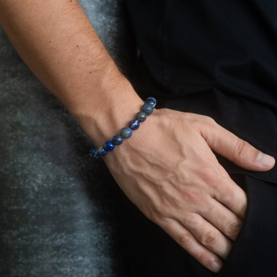 Bracelet en lapis-lazuli