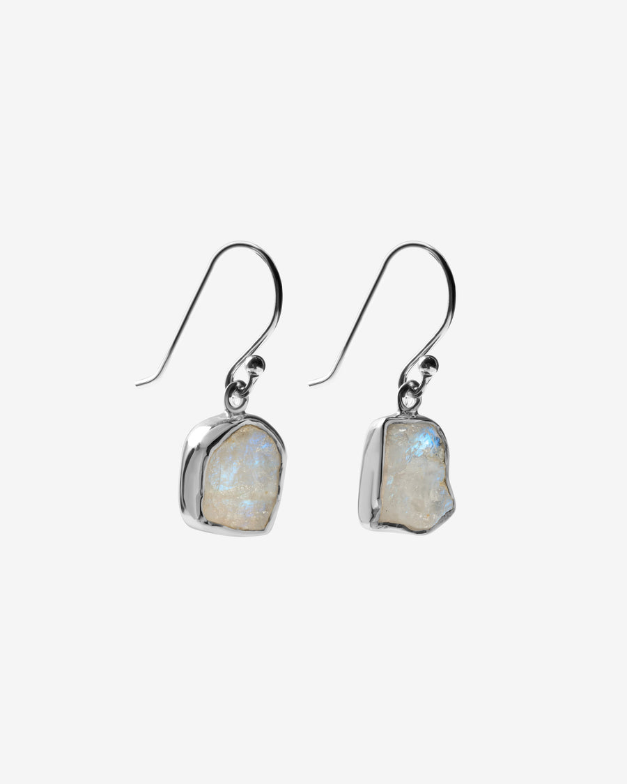 Moonstone free shape earrings