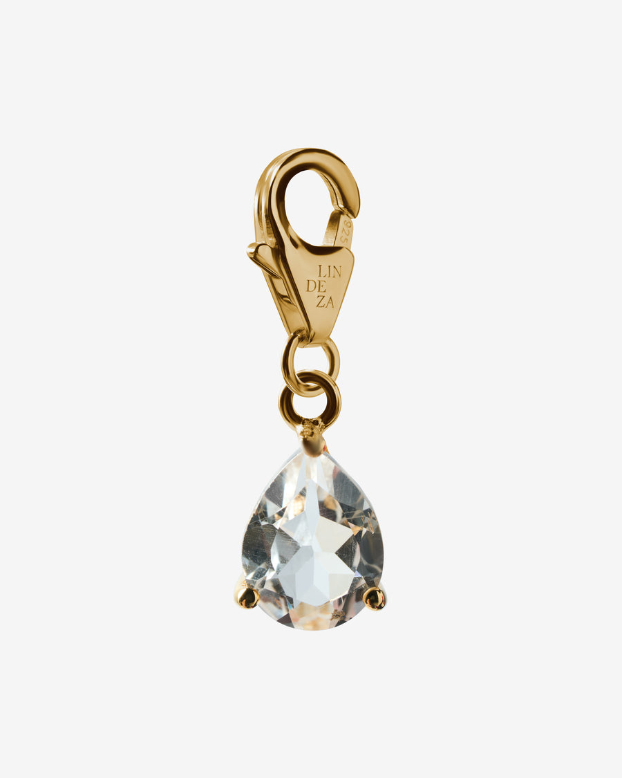 Charm en Quartz Clair 18K