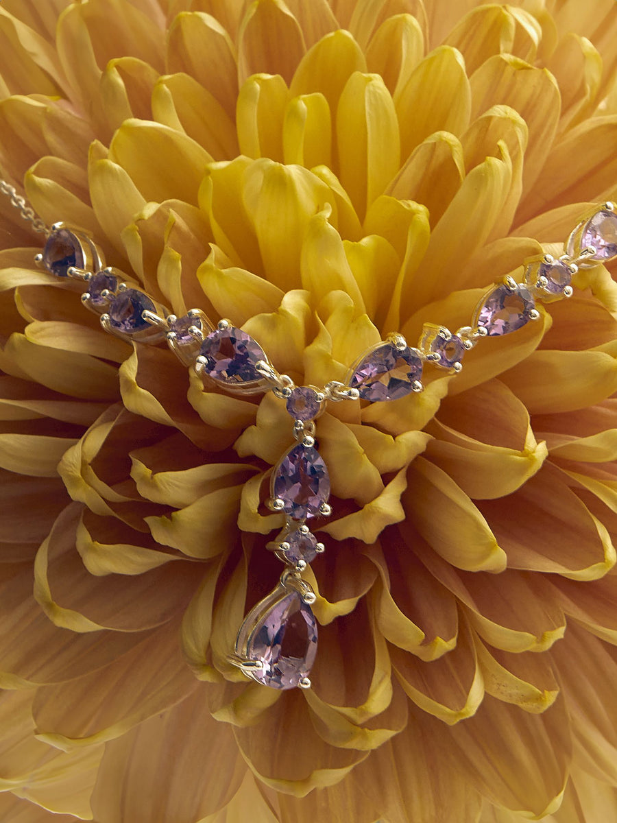 Amethyst fancy necklace