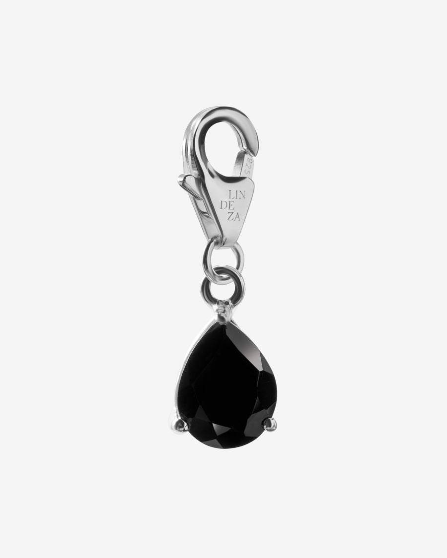 Charm en Argent et Onyx Noir