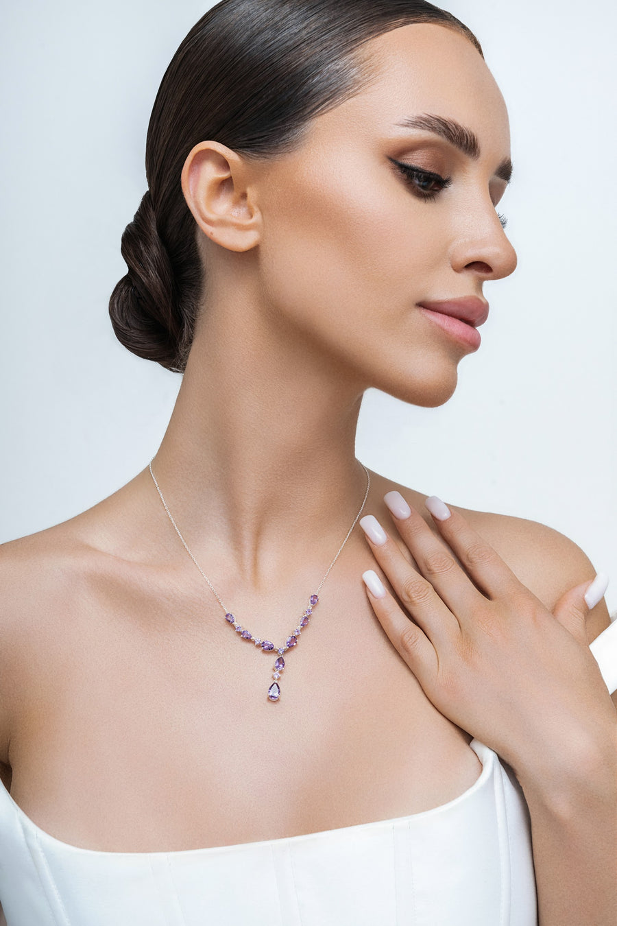 Amethyst fancy necklace