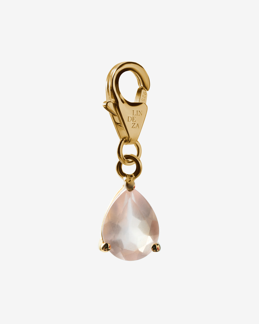 Charm en Quartz Rose 18K