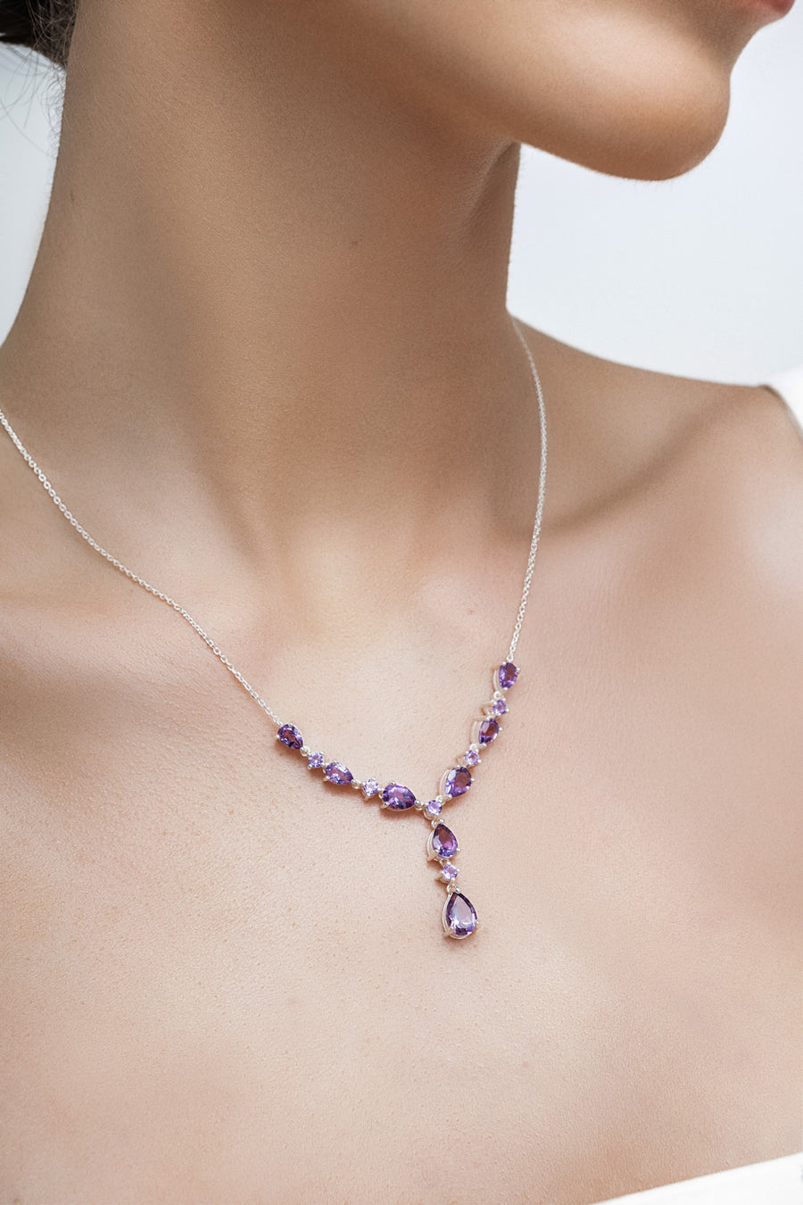 Amethyst fancy necklace