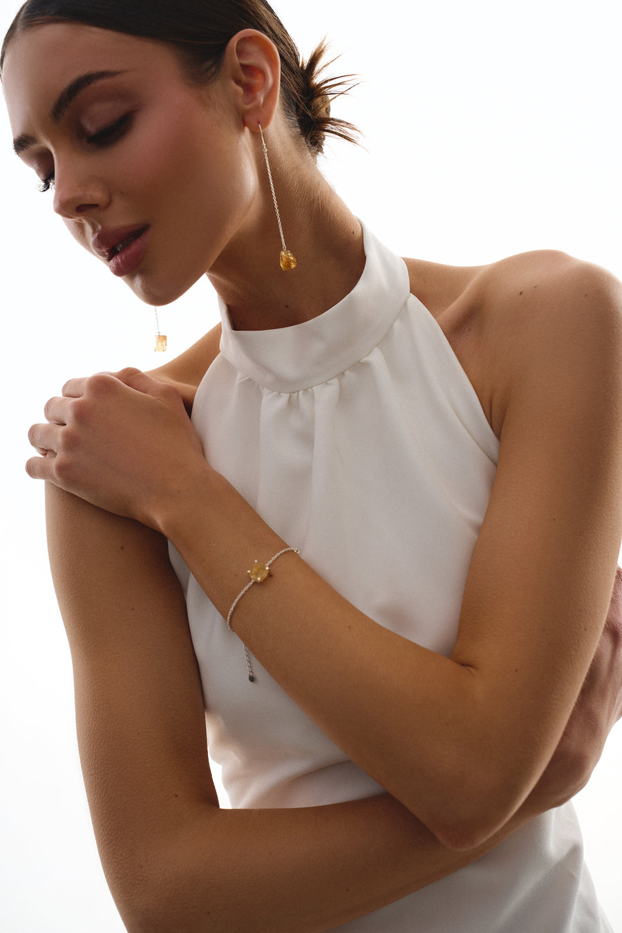 Citrine "SUCCESS" intention bracelet
