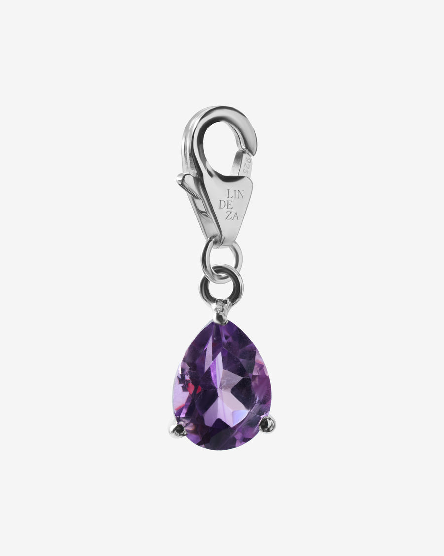 Charm en Argent et Améthyste