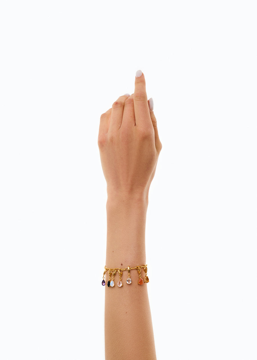 Charm en Pierre de Lune 18K