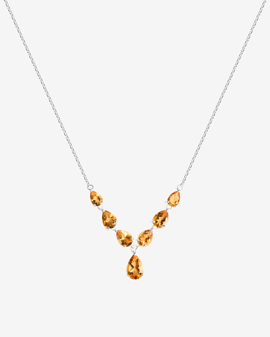 Collier Larme en Citrine