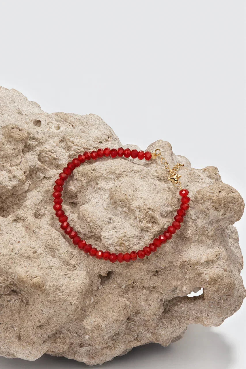 Bracelet en cornaline