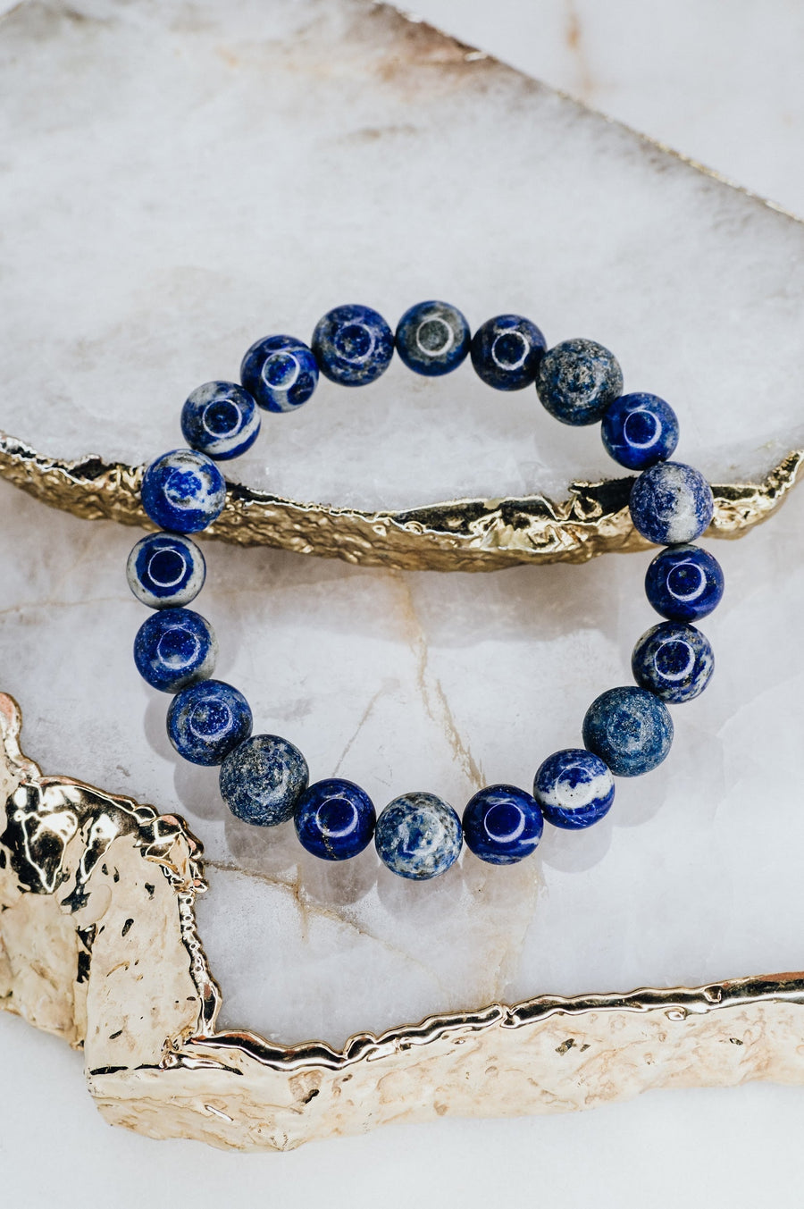 Bracelet en lapis-lazuli