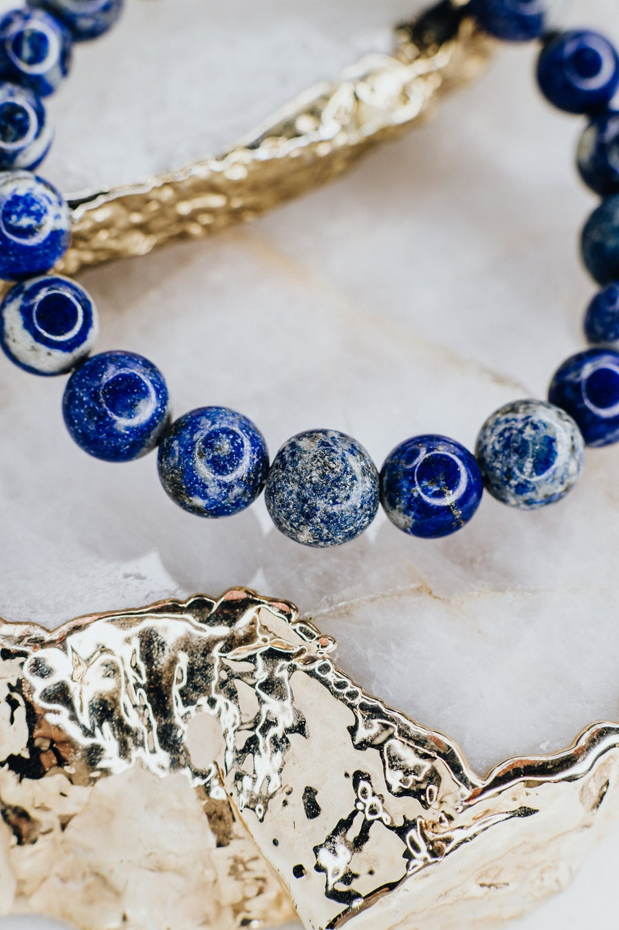 Bracelet en lapis-lazuli