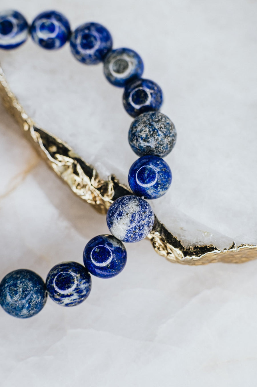 Bracelet en lapis-lazuli