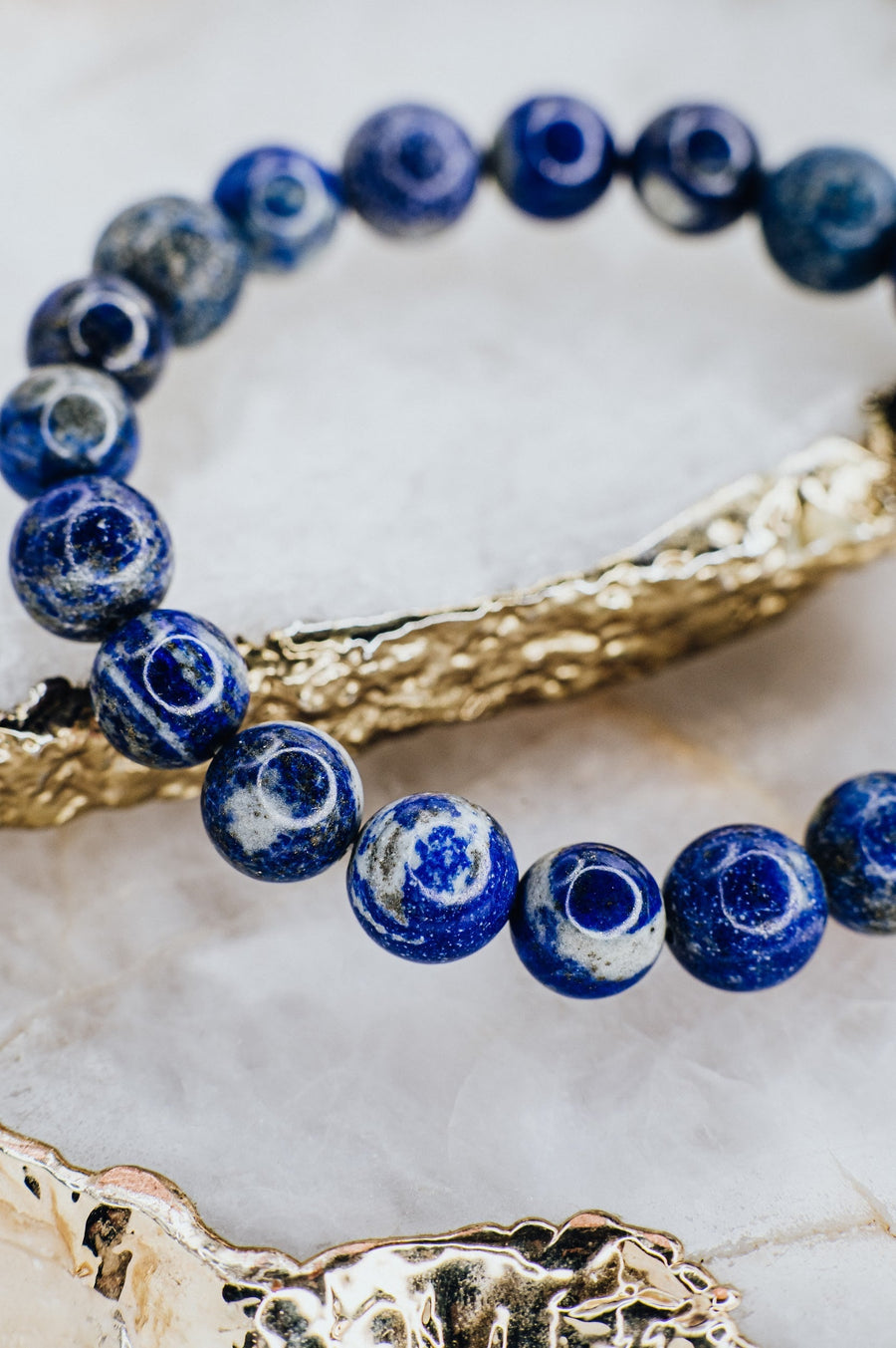 Bracelet en lapis-lazuli