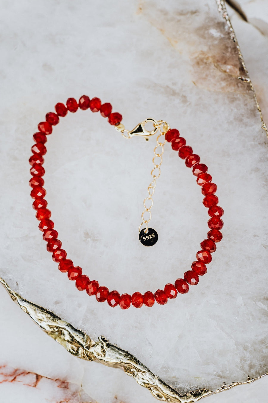 Bracelet en cornaline