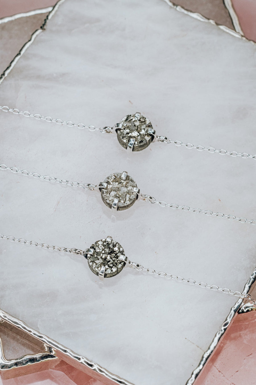 Bracelet en pyrite