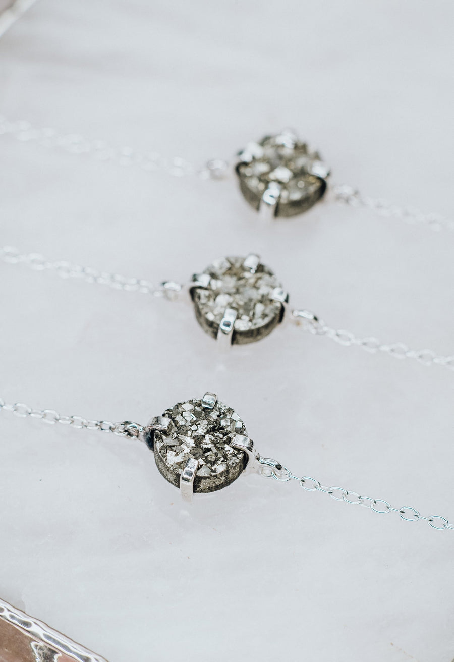 Bracelet en pyrite