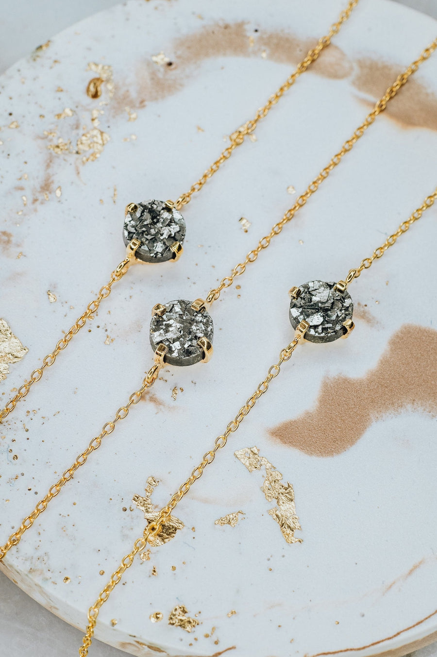 Bracelet en pyrite
