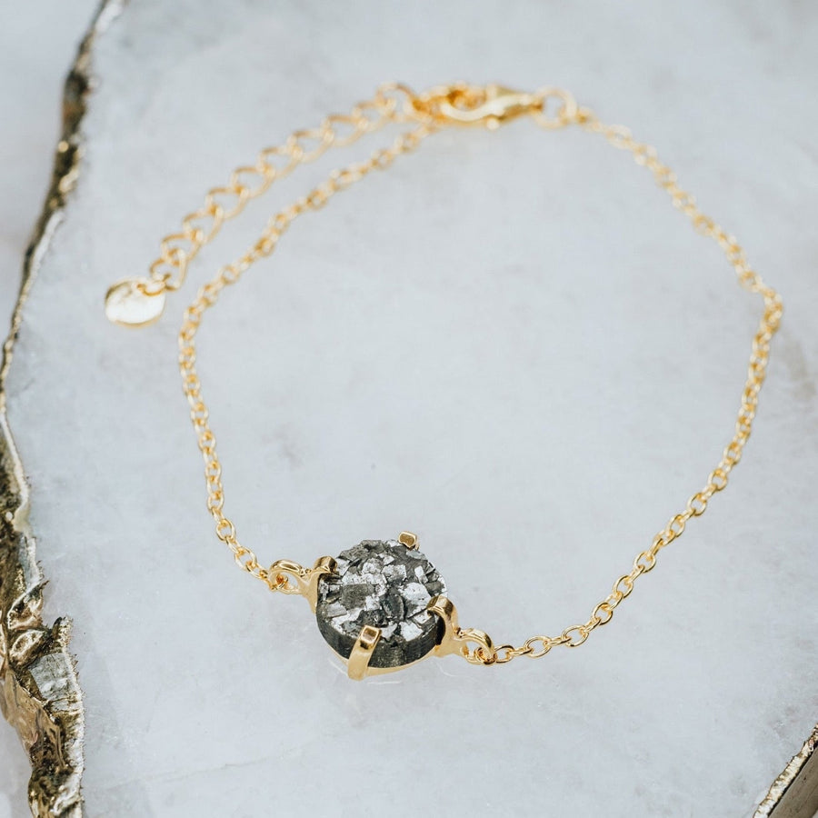 Bracelet en pyrite
