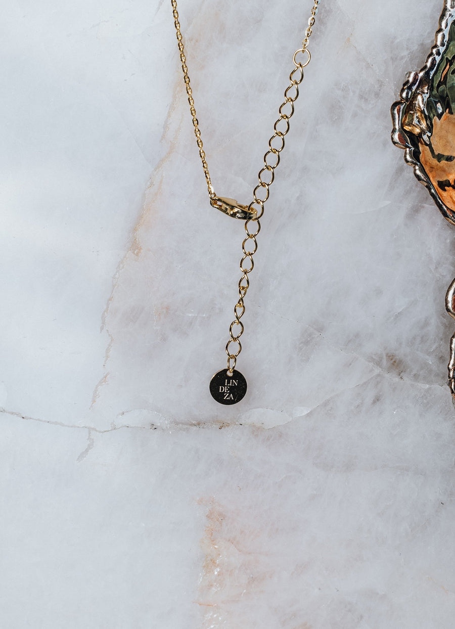 Collier à pointes en cornaline